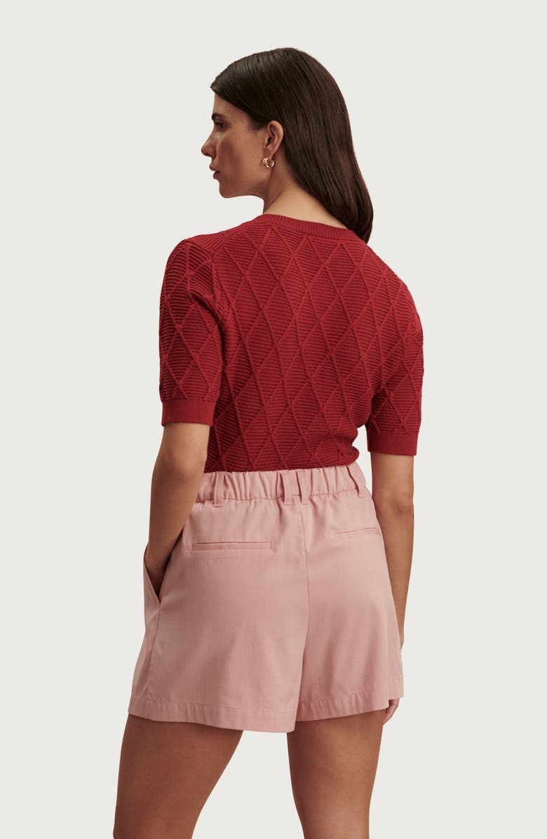 Varley Tansy Woven Shorts, Alternate, color, Mellow Rose