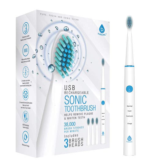 Pursonic Usb Rechargeable Electric Toothbrush In Multi