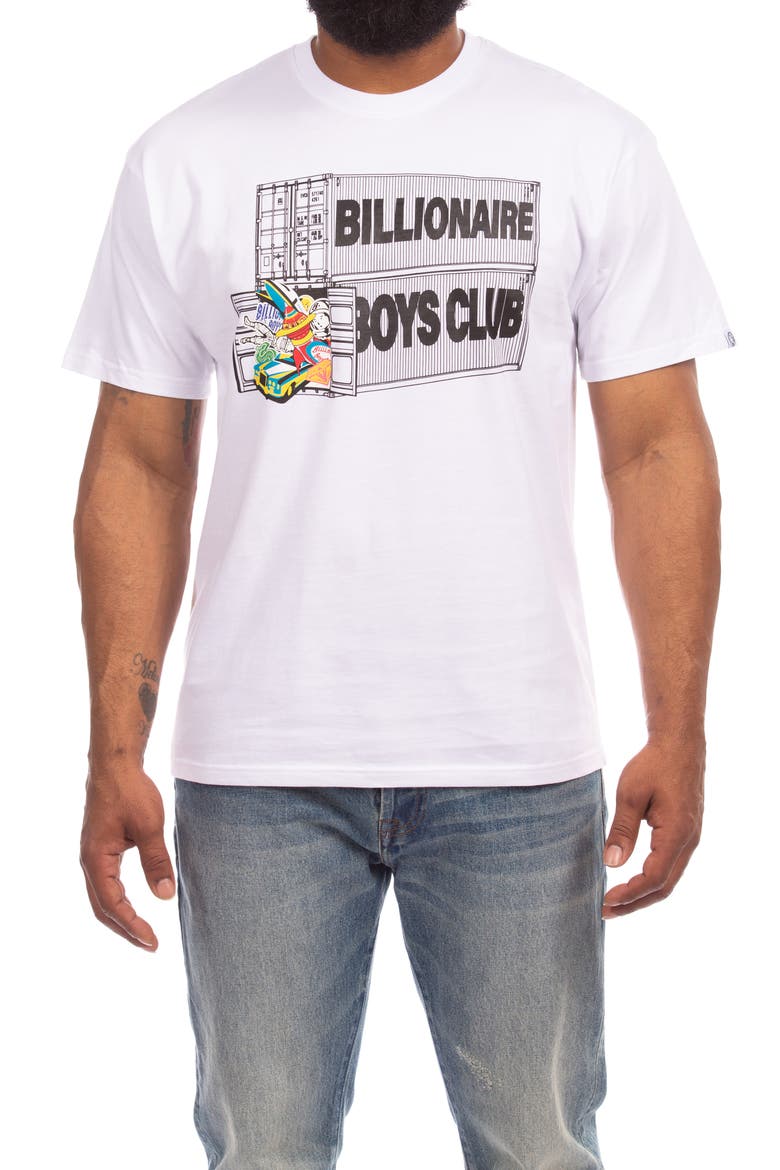 Shipment Cotton Graphic T-Shirt, Main, color, WHITE