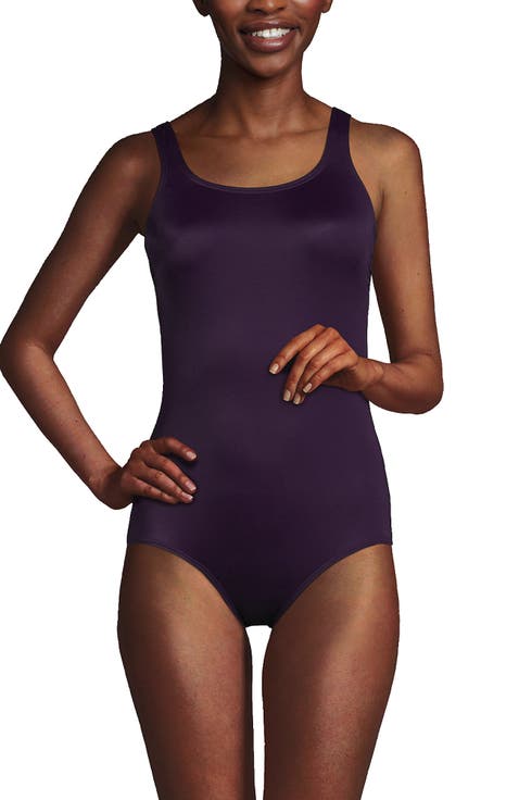 Mastectomy Chlorine Resistant Tugless One Piece Swimsuit Soft Cup