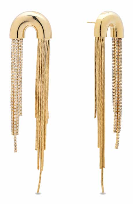 EYE CANDY LOS ANGELES Annika Fringe Drop Earrings