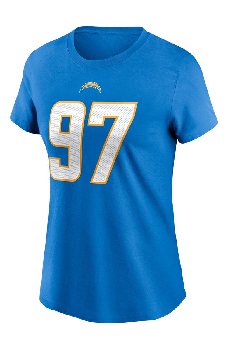 Nike Women's Nike Joey Bosa Powder Blue Los Angeles Chargers Name & Number T-Shirt, Main, color,