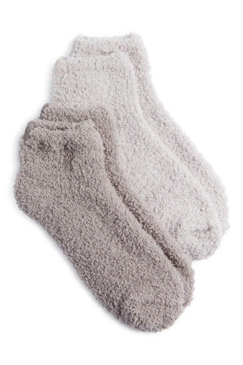 CozyChic™ Assorted 2-Pack Crew Socks, Main, color, OYSTER-PEWTER