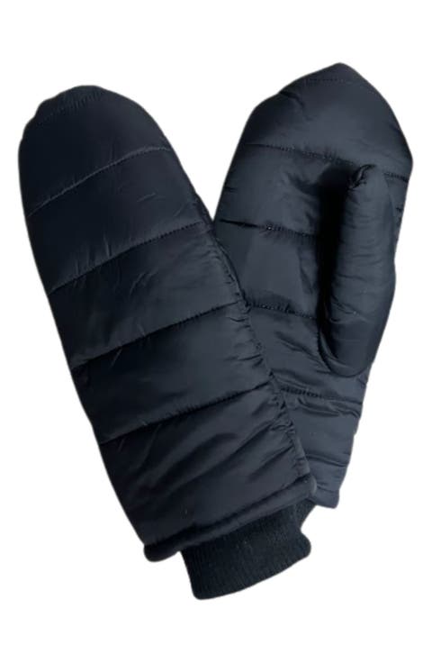 Nylon Puffer Mittens