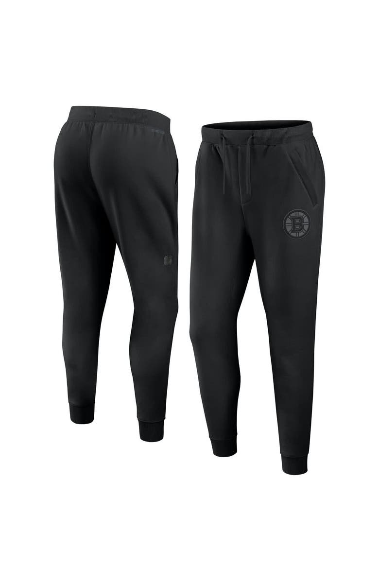 FANATICS Men's Fanatics  Black Boston Bruins Authentic Pro Road Fleece Sweatpants, Main, color, Black