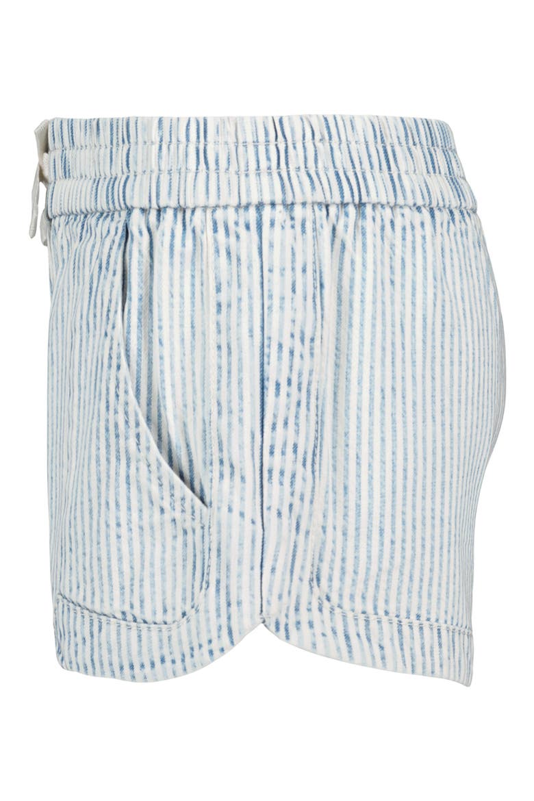 Kids' Mad for You Railroad Stripe Shorts, Alternate, color, ASHLEIGH BLUE