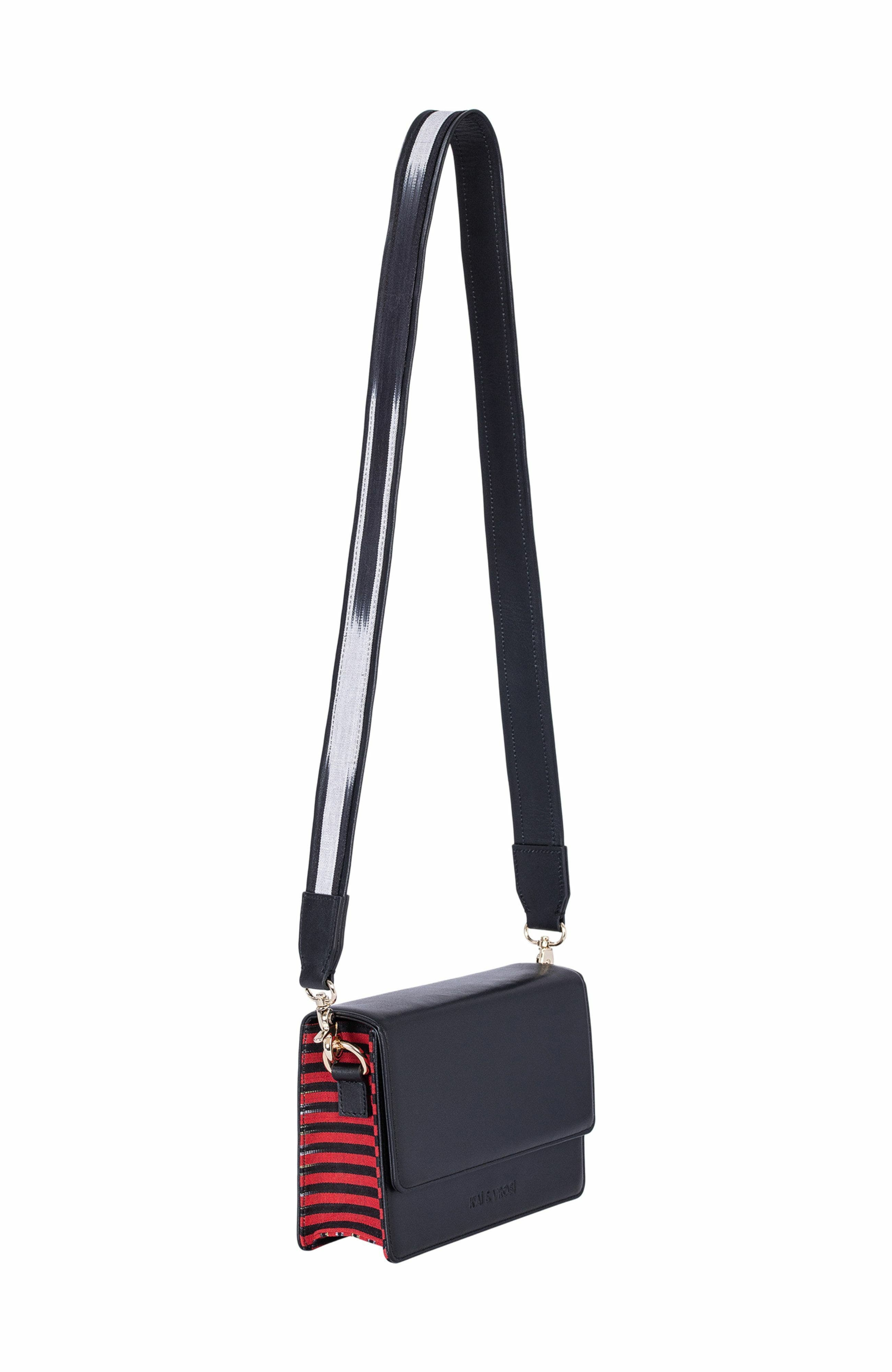 K'ai & Vrosi Leather Structured Crossbody Bag, Alternate, color, 