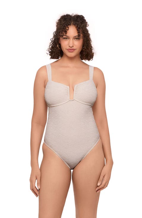 Novelty Sweetheart U-Wire One Piece Swimsuit
