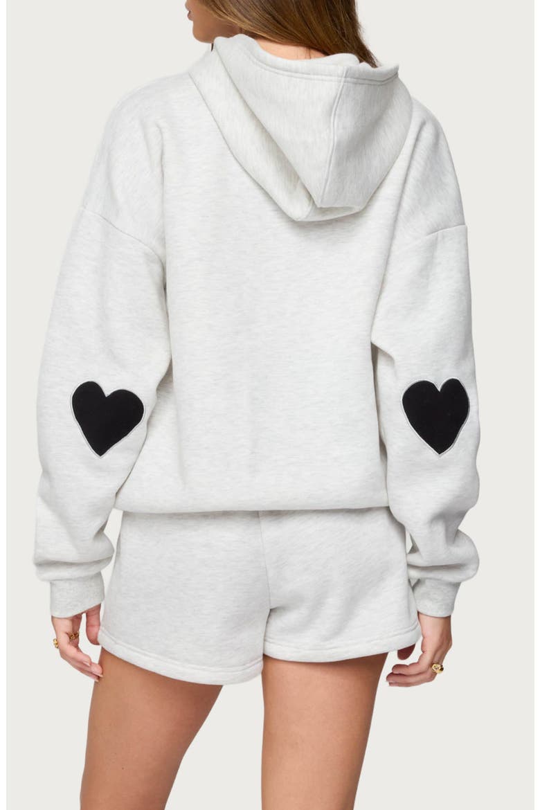 Big Love Embroidered Hoodie, Alternate, color, GRAY-MELANGE