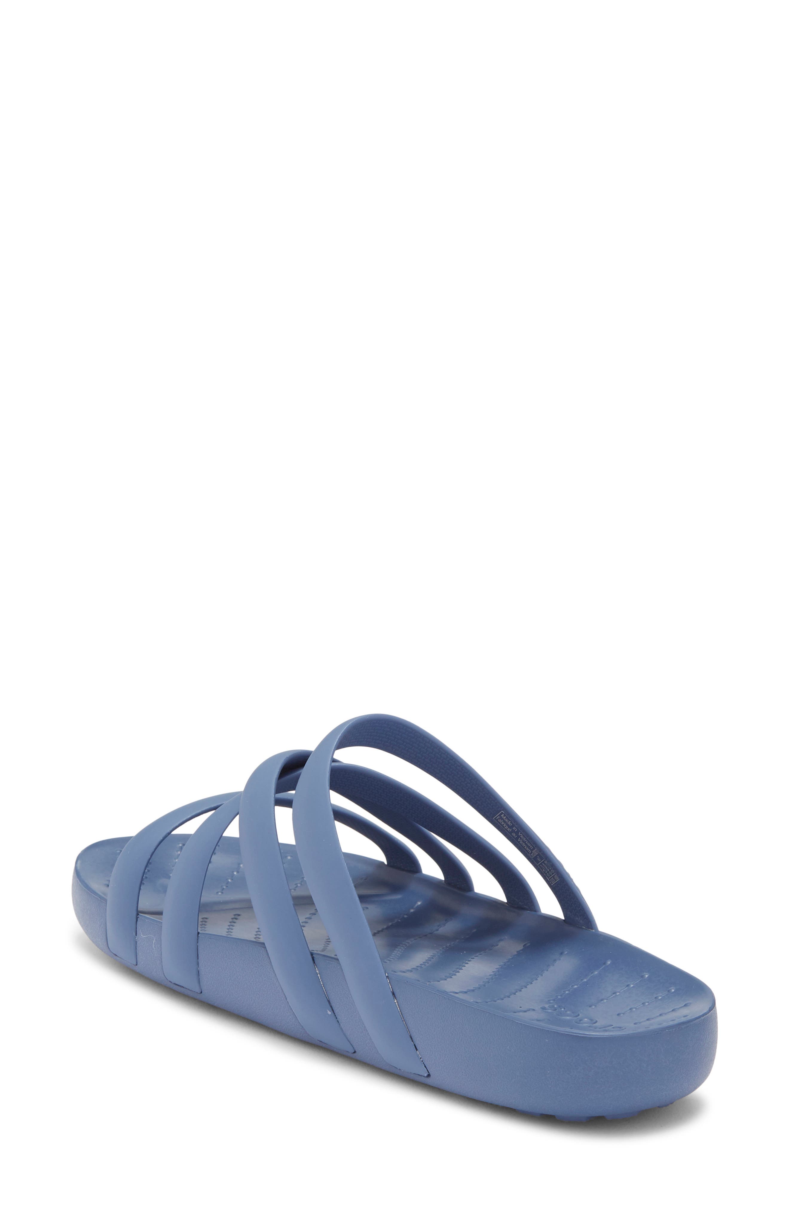 Splash Strappy Slide Sandal, Alternate, color, BIJOU BLUE