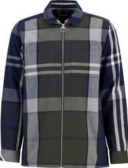 Barbour Lannich Tartan Cotton Twill Zip-Up Shirt Jacket