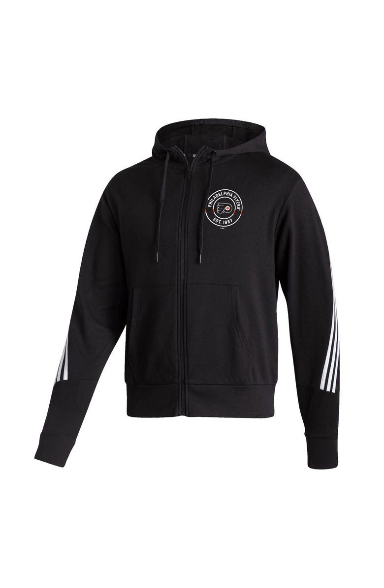 adidas Men's adidas Black Philadelphia Flyers Lifestyle Full-Zip Hoodie, Alternate, color, 