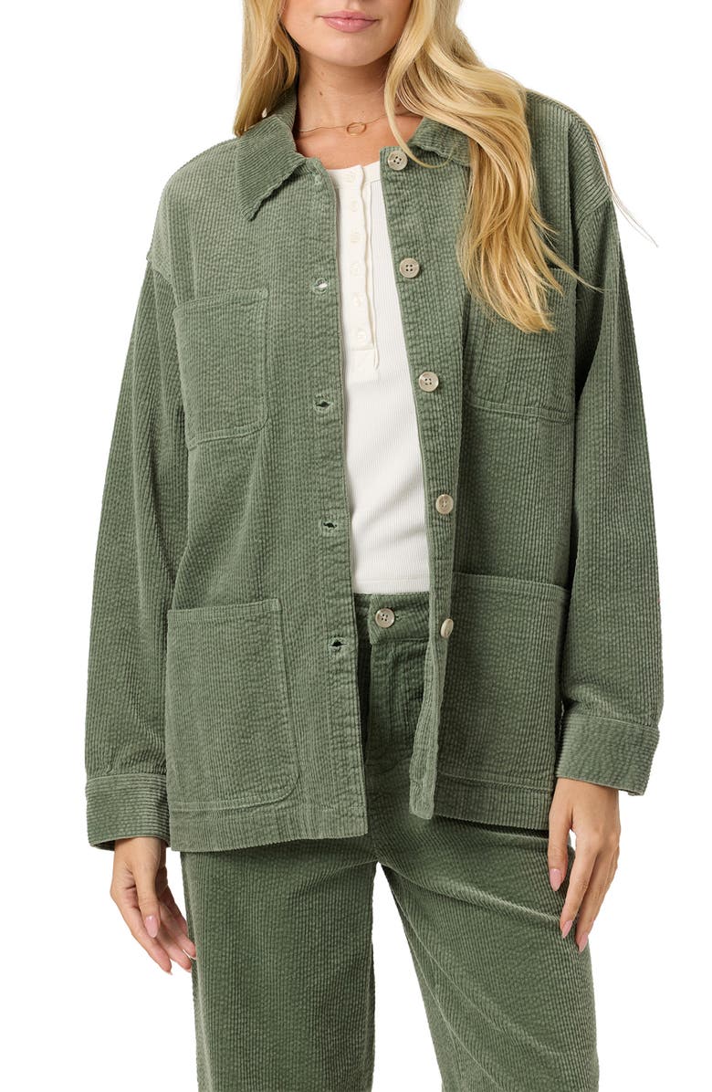 O'Neill Langford Corduroy Shacket, Alternate, color, Sea Spray