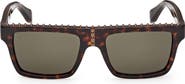 Christian Louboutin 56mm Rectangular Sunglasses