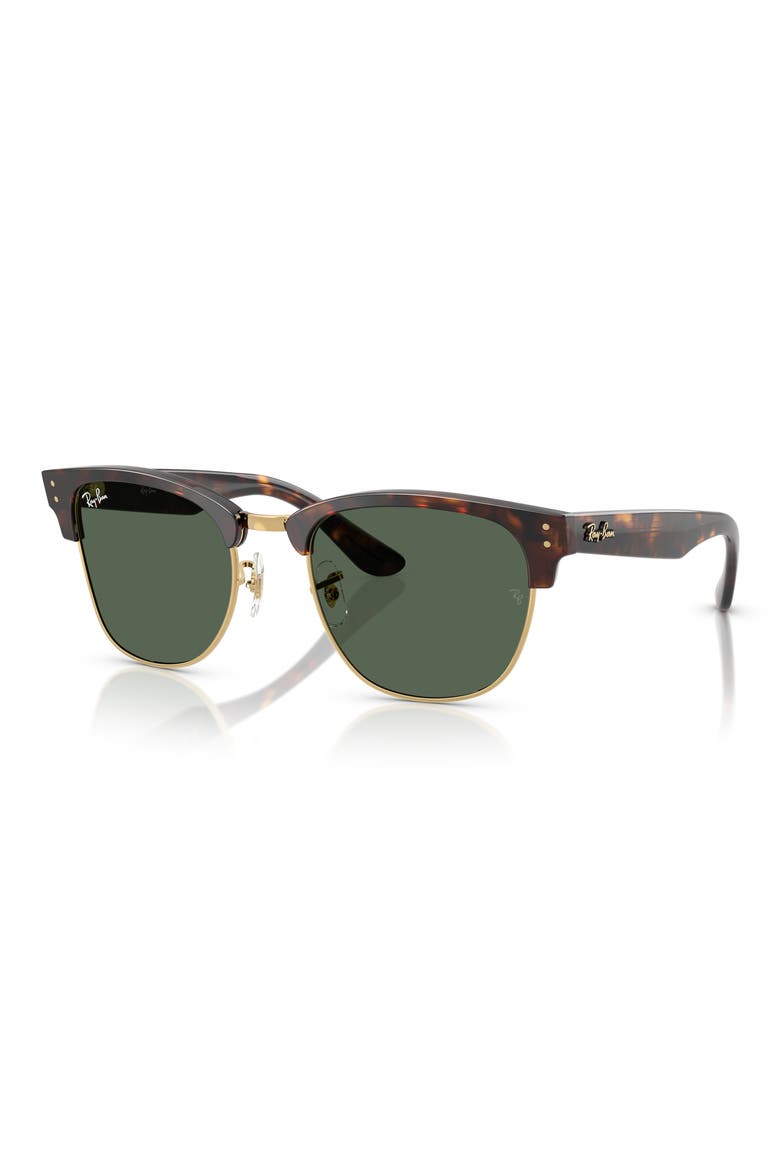 47mm Polarized Square Sunglasses, Alternate, color, HAVANA