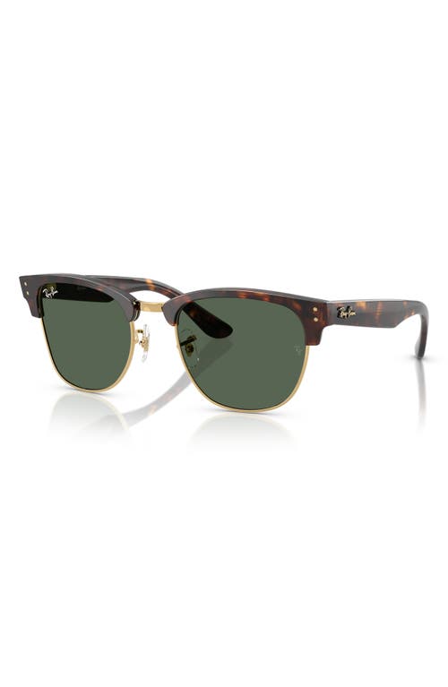Ray Ban Ray-ban 47mm Polarized Square Sunglasses In Havana