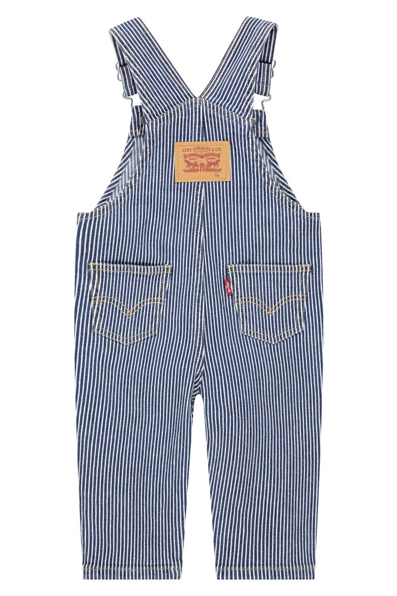 Railroad Stripe Overalls, Alternate, color, YUCATAN