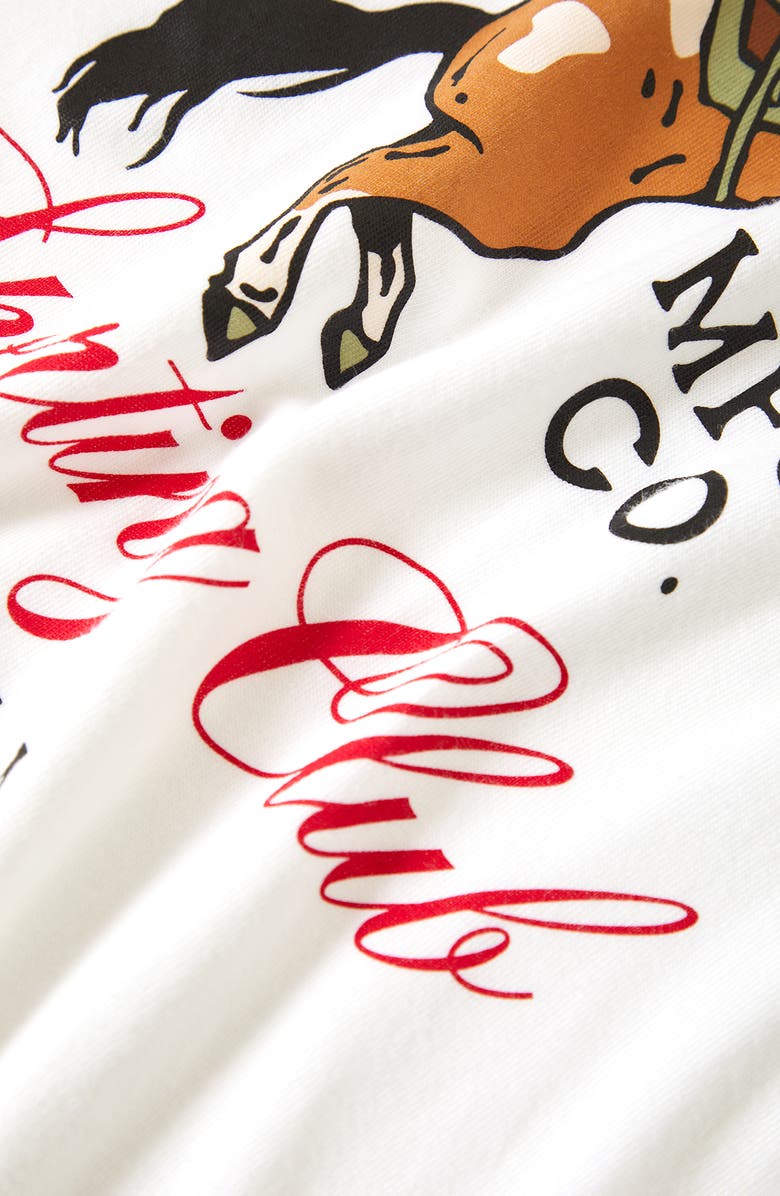 Brixton Sporting Club Cotton Graphic T-Shirt, Alternate, color, White