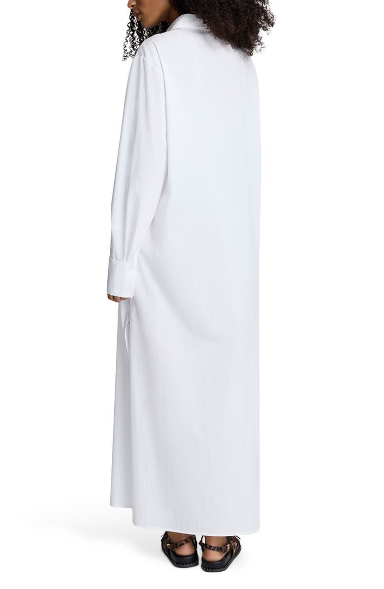 Kenneth Cole Long Sleeve Maxi Poplin Shirtdress, Alternate, color, 