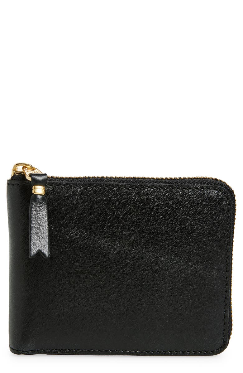 Comme des Garçons Leather Wallet, Main, color,