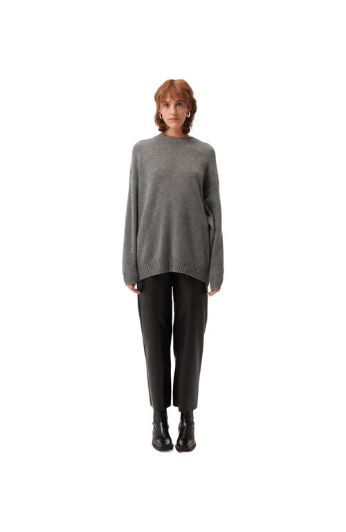 Gobi Mongolian Cashmere Relaxed-fit Cashmere Sweater In Gray