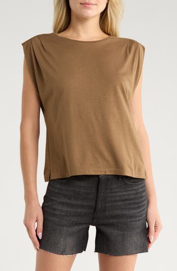 Rag & Bone Muscle Tank In Brown