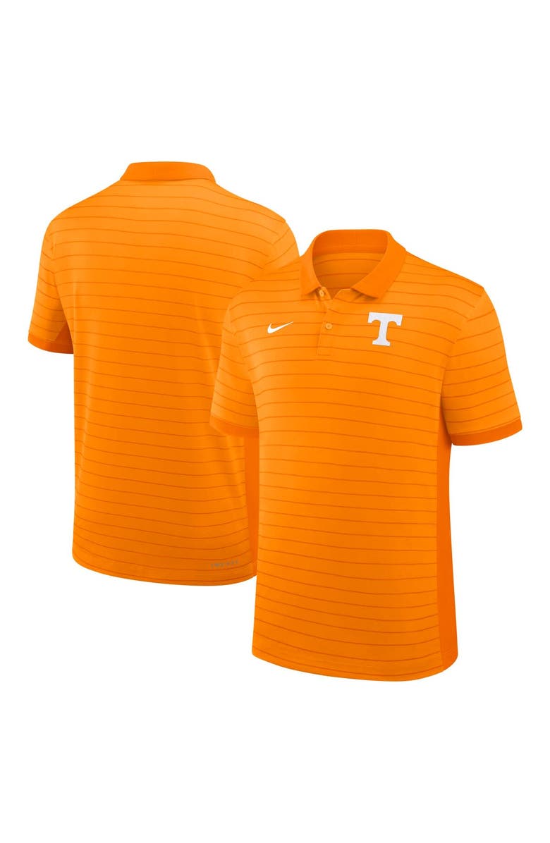 Nike Men's Nike Tennessee Orange Tennessee Volunteers 2025 Early Season Coaches Sideline Victory Stripe Performance Polo, Main, color, Tennessee Orange
