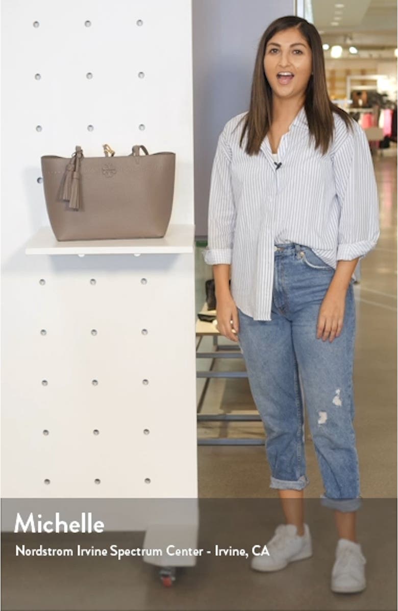 Small McGraw Leather Tote, sales video thumbnail