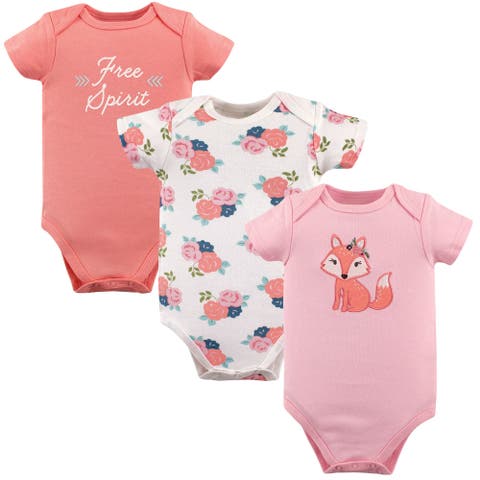 Triple Pack of Soft Cotton Bodysuits (Baby)