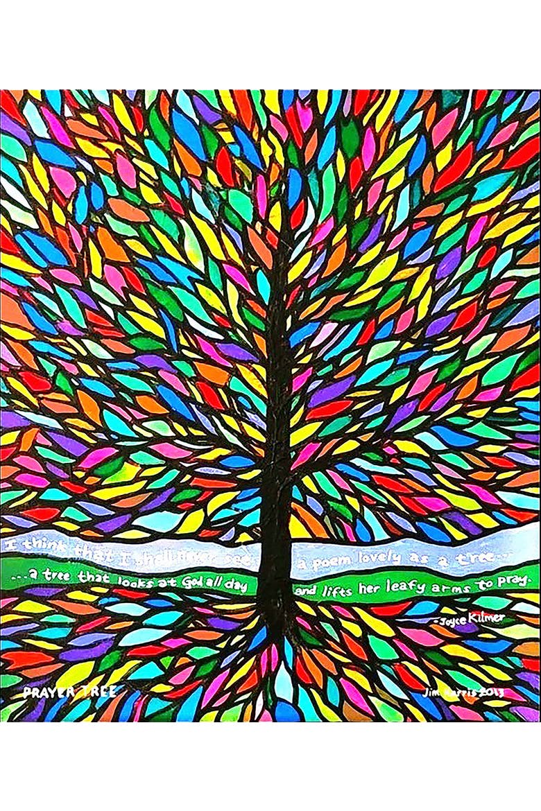 Kilmer Prayer Tree 500 piece Jigsaw Puzzle for Adults, Alternate, color, Multicolor