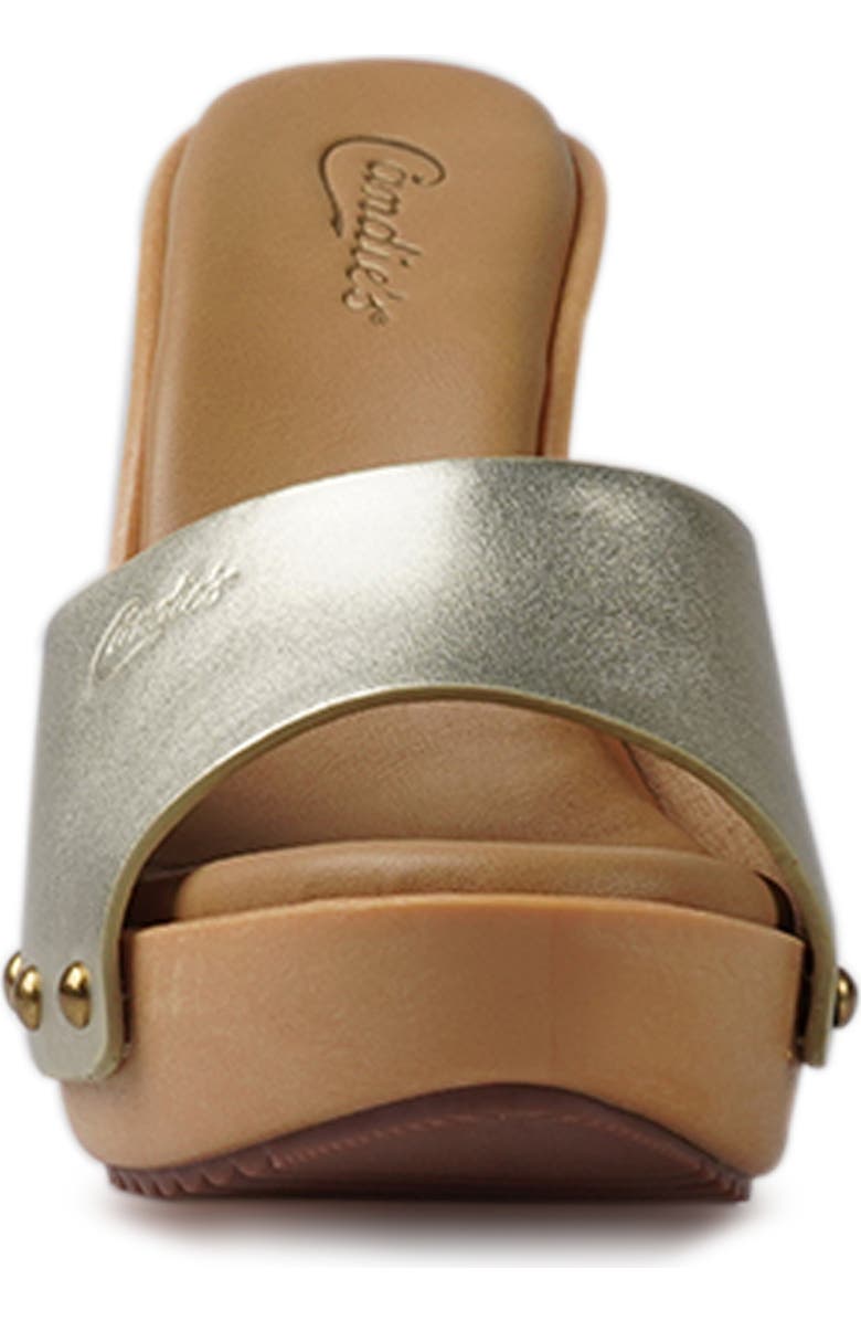 Candie's Viviana Platform Sandal, Alternate, color, Platinum