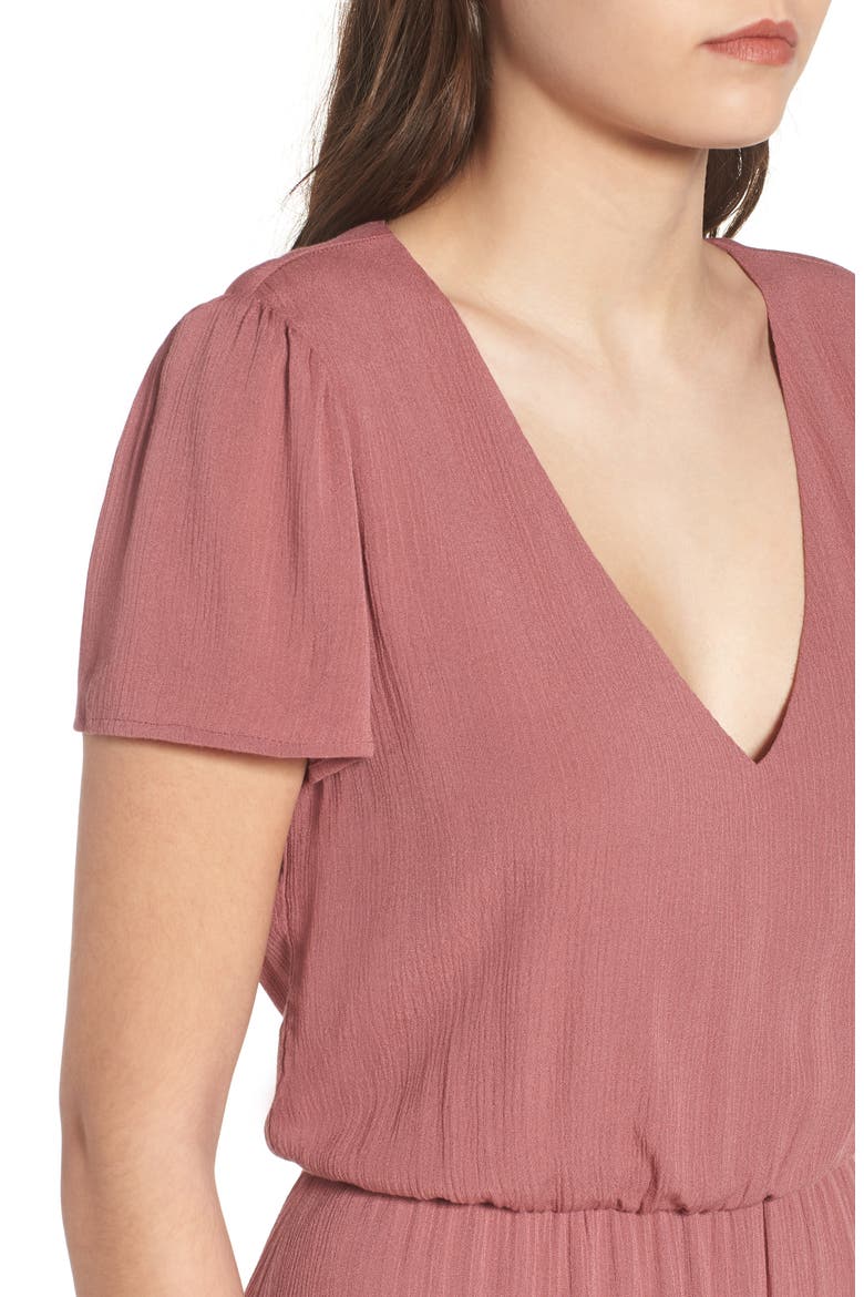 Blouson Dress, Alternate, color, MAUVEDNU