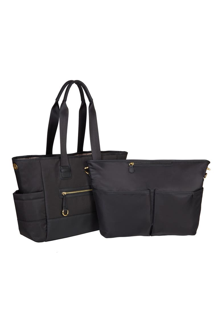 'Chelsea' Diaper Tote, Alternate, color, BLACK