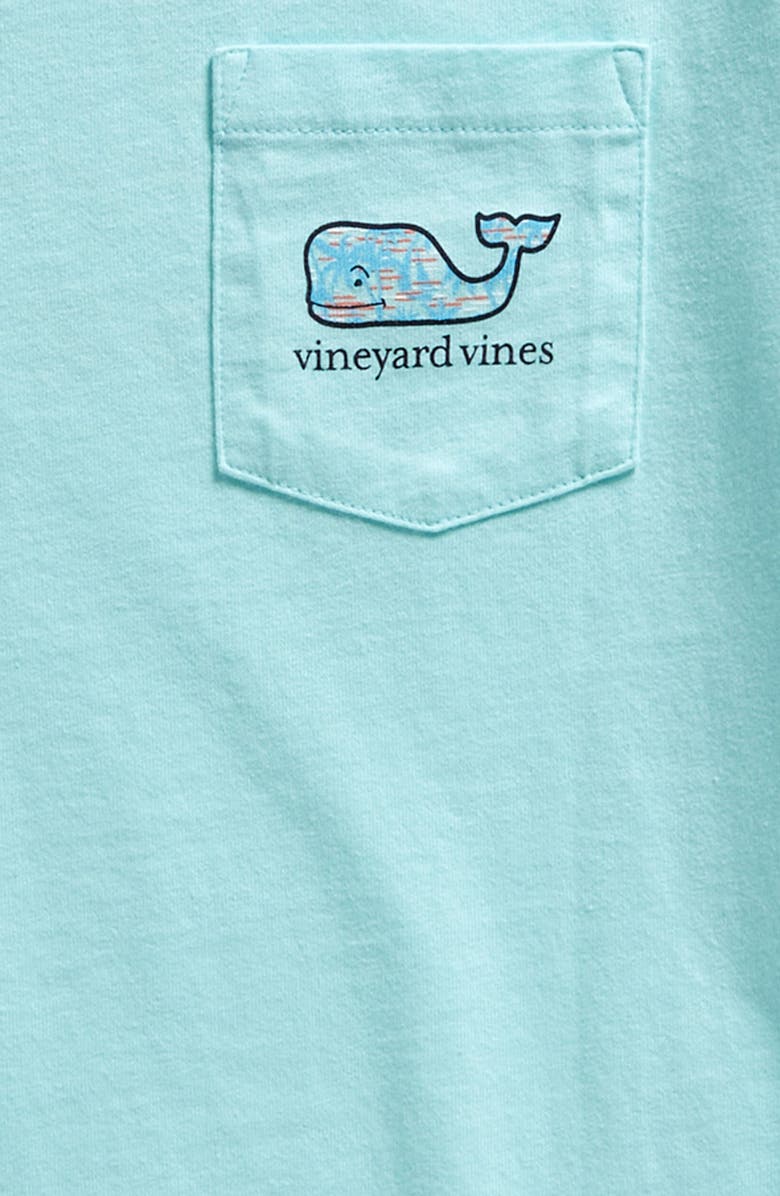 vineyard vines Kids' Palms & Sails Whale Pocket Graphic T-Shirt, Alternate, color,