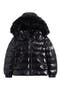 Kids' Badyf Down Jacket with Faux Fur Trim