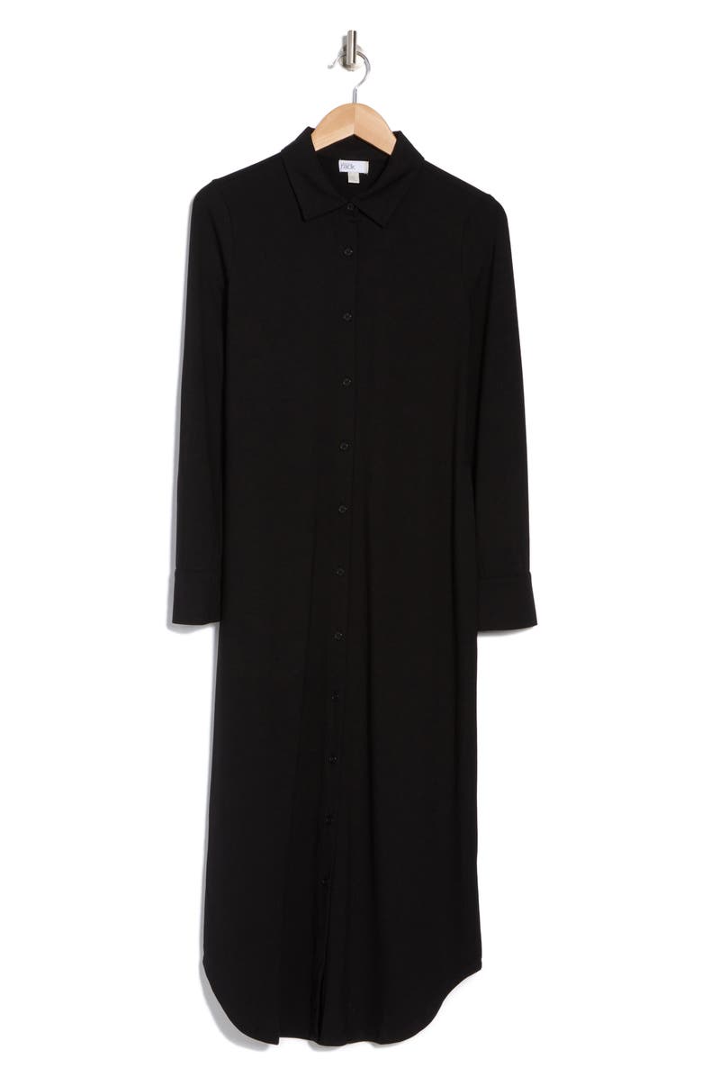 NORDSTROM RACK Button Front Knit Shirtdress, Alternate, color,
