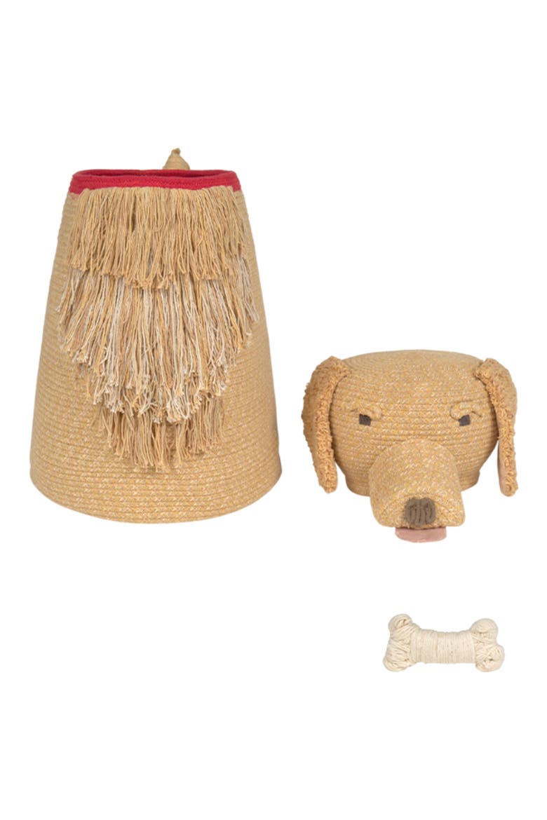 Luna Golden Retriever Basket, Alternate, color, GOLDEN