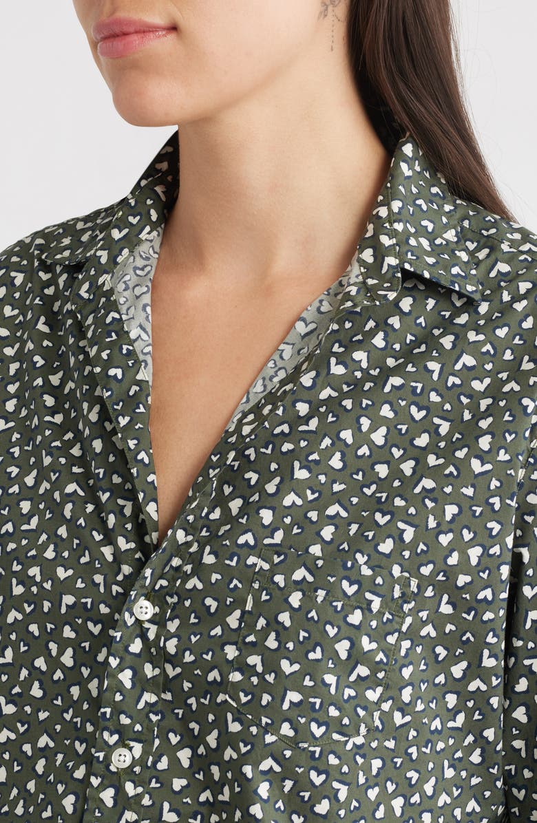 Frank & Eileen Eileen Relaxed Button-Up Shirt, Alternate, color, Green Mess
