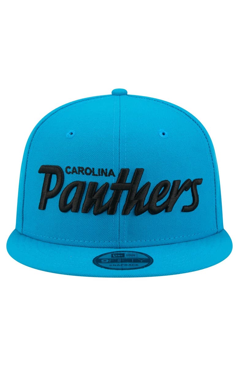 New Era Men's New Era  Blue Carolina Panthers Core Team Script 9FIFTY Snapback Hat, Alternate, color, Blue