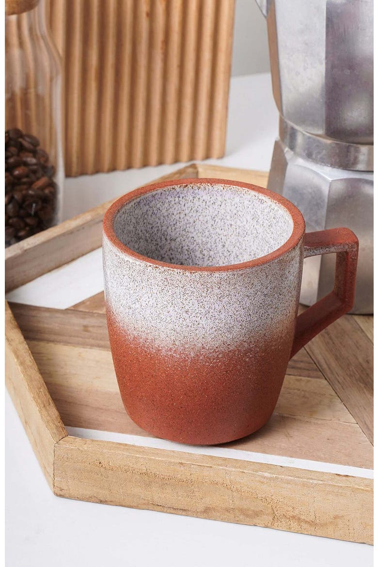 Vince Stoneware 4-Piece Mug Set, Alternate, color, Red