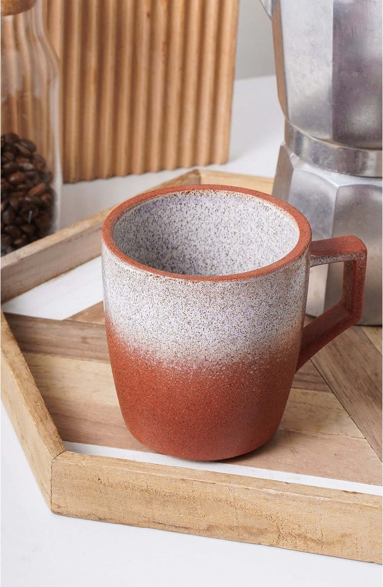Stone Lain Vince Stoneware 4-Piece Mug Set, Alternate, color, Red