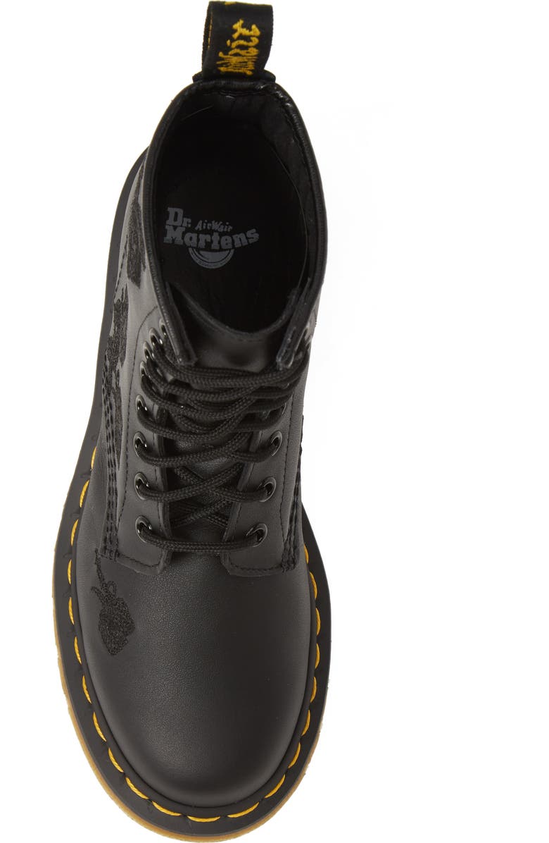 Dr. Martens 1460 Vonda Embroidered Bootie, Alternate, color,