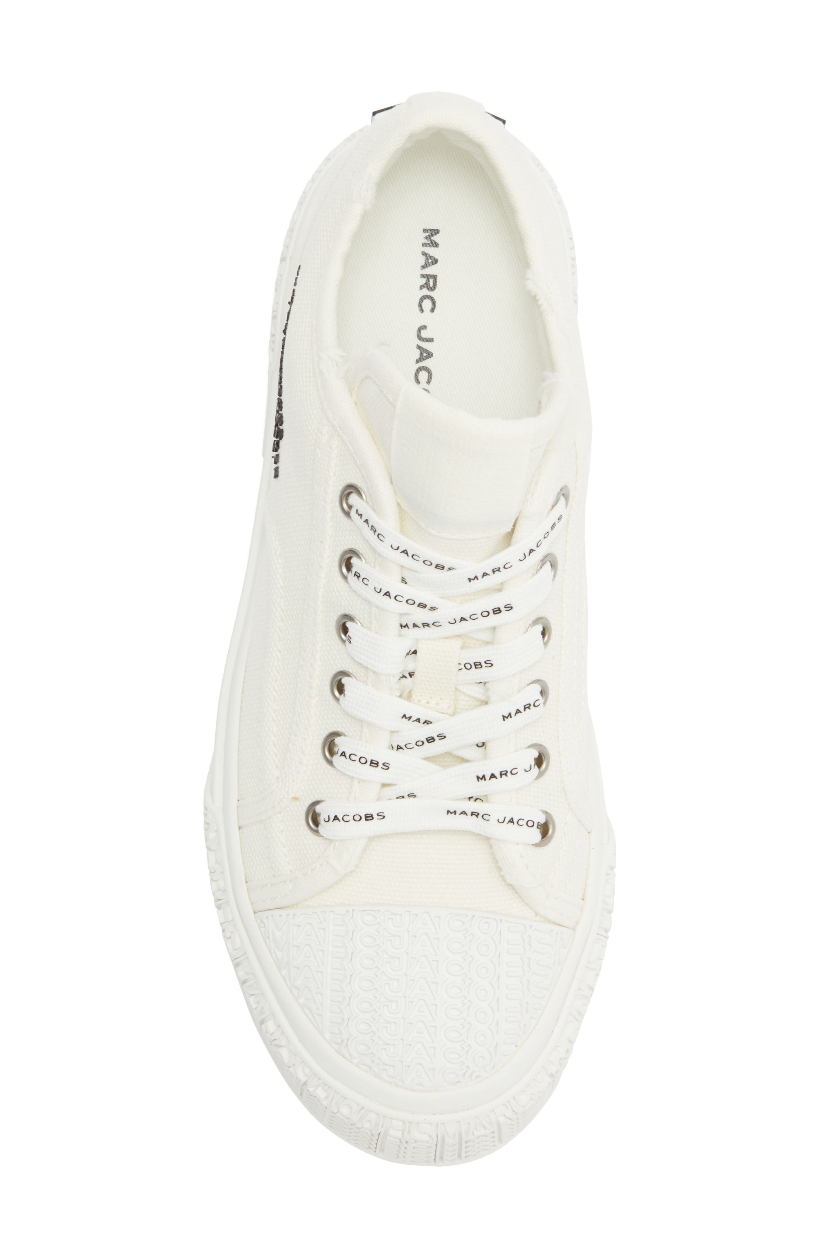 Marc Jacobs The Sneaker, Alternate, color, White/ Black