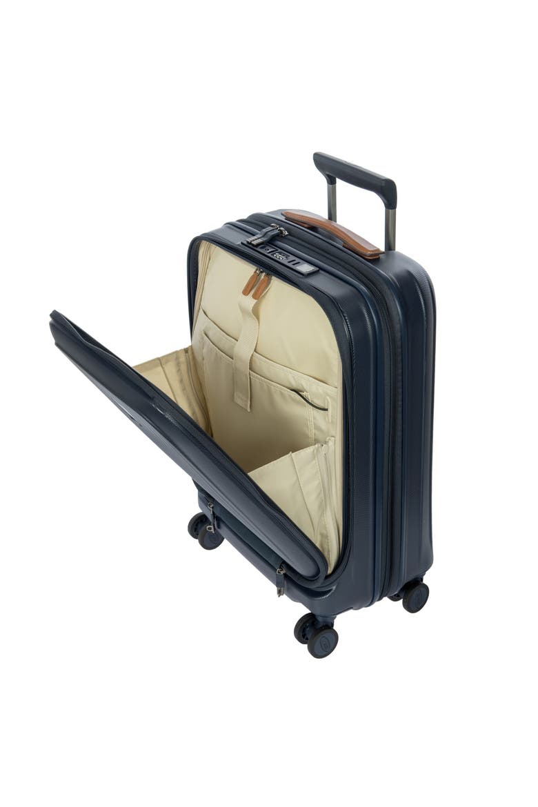 Taormina Front Pocket 21" Carry On Spinner & X Travel Nomad Backpack 2 Piece Luggage Set, Alternate, color, Navy