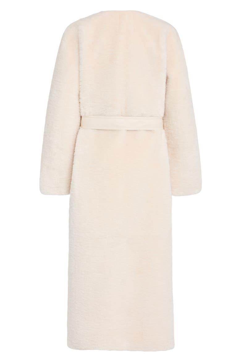Galia Faux Fur Coat, Alternate, color, IVORY