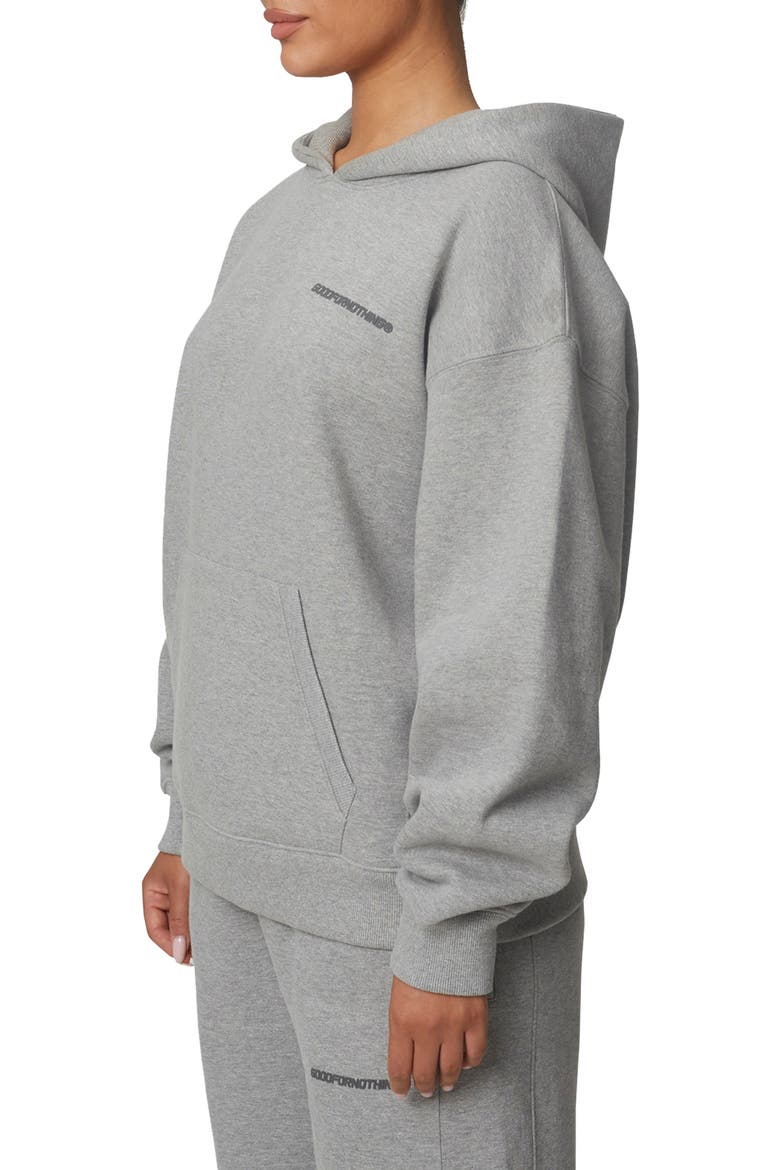 Essentials Pullover Hoodie, Alternate, color, Dark Grey Marl