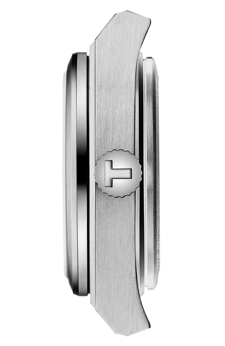 Tissot PRX Diamond Bracelet Watch, 25mm, Alternate, color, Black