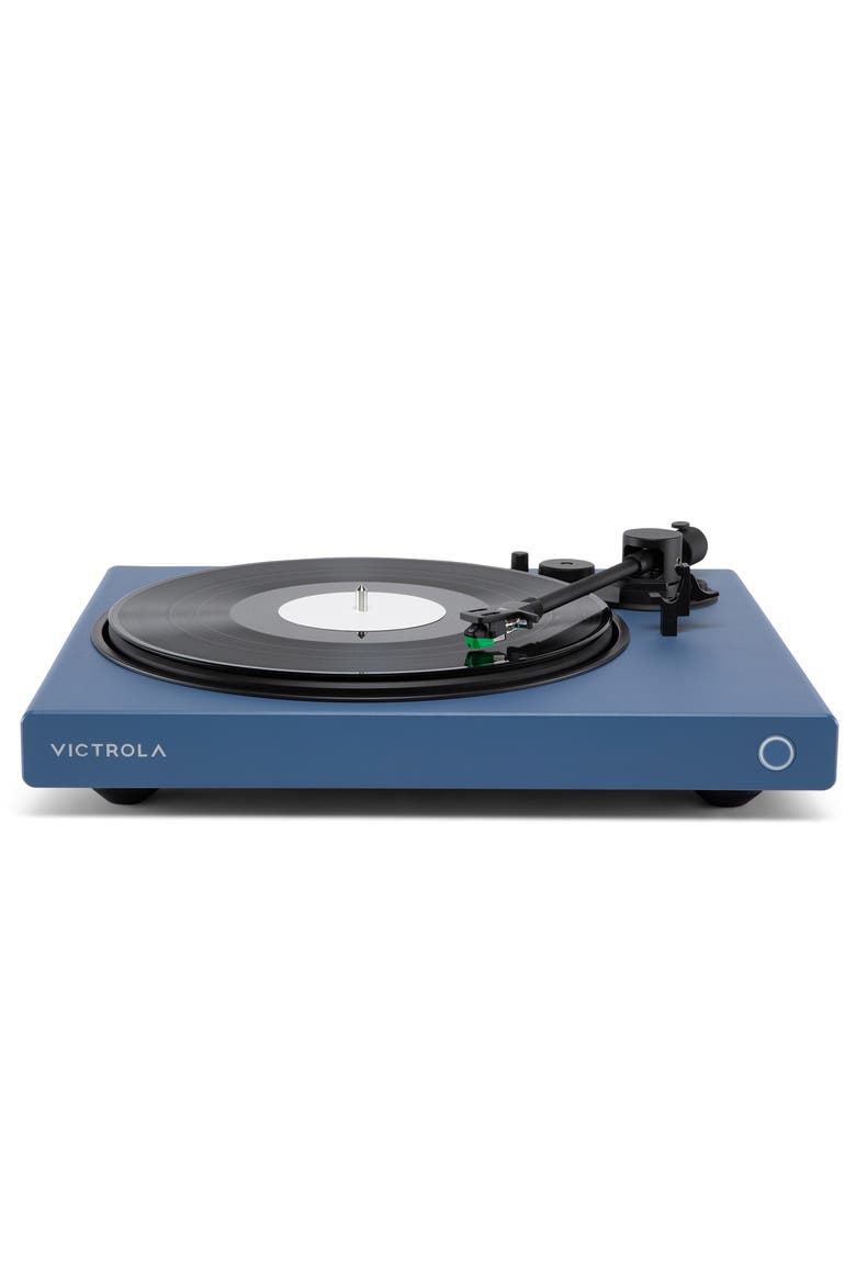 Wave Bluetooth Turntable with Auracast, Alternate, color, Blue