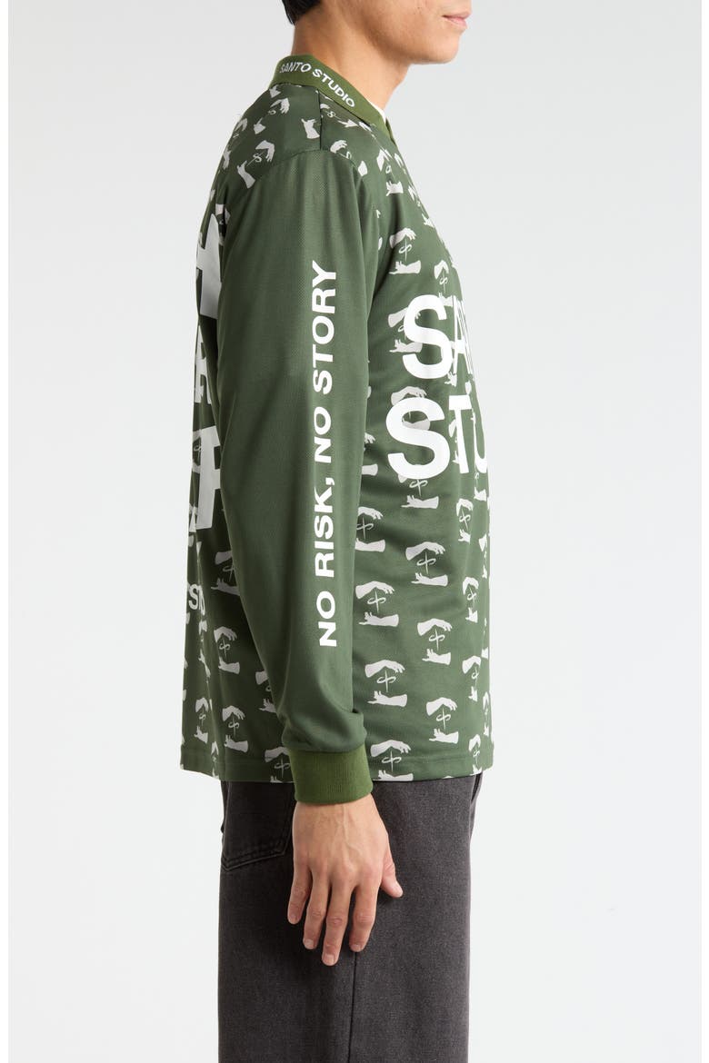 Faith Over Fear Long Sleeve Club Jersey, Alternate, color, GREEN