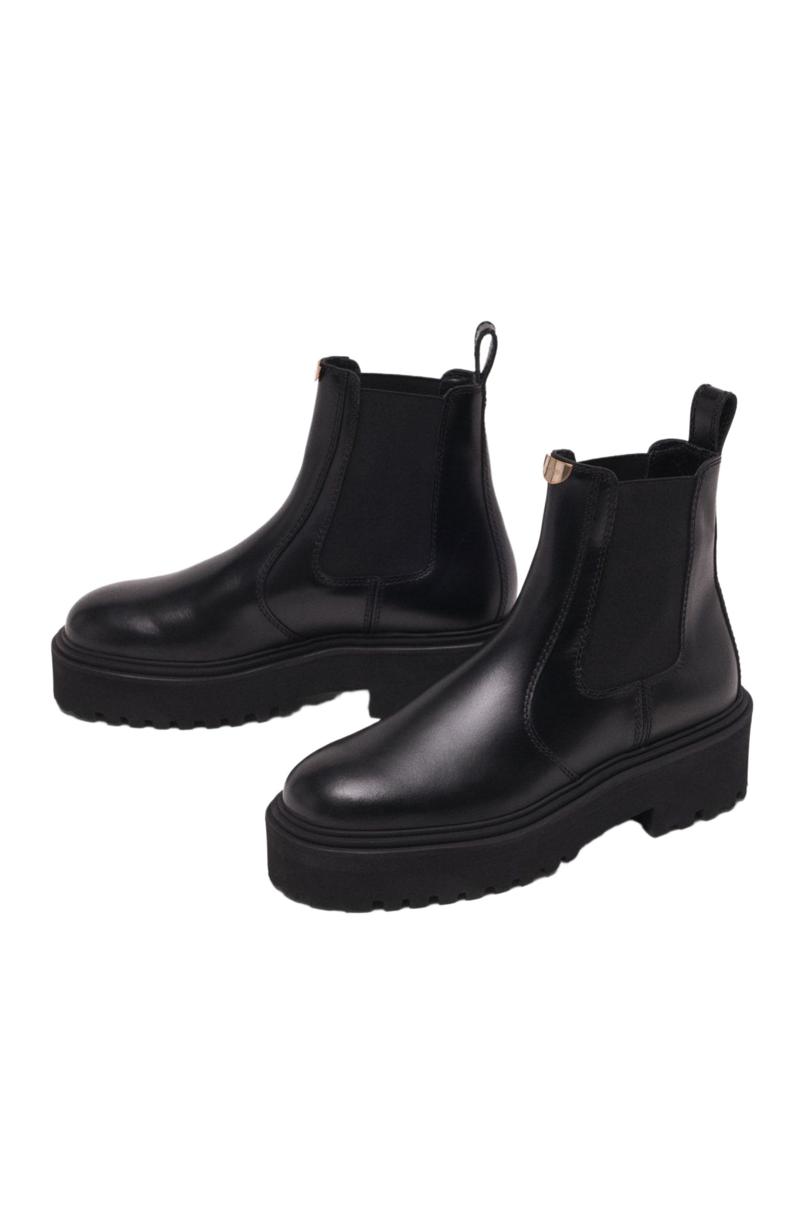 maje Chelsea boots, Alternate, color, Black